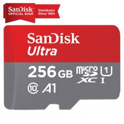 SANDISK ULTRA MICRO SD UHS-I 256GB MEMORY CARD
