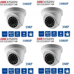 HIKVISION DS-2CE56D0T 4 CAMERA PACKAGE (INCLUDING 1TB HDD)