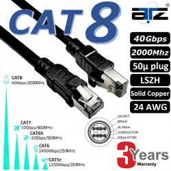 ATZ CAT 8 S/FTP HIGH QUALITY 24AWG LSZH 5M
