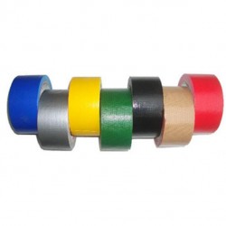 CLOTH TAPE (48mm x 5M) ASSORTED COLORS (5 PIECE PACK)