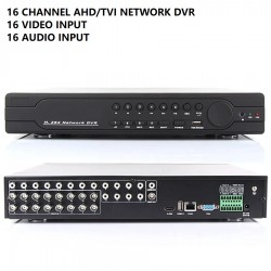16 CHANNEL HD1080P D1 AHD/TVI NETWORK DVR 16 VIDEO 16 AUDIO