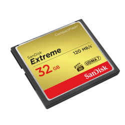 SANDISK 32GB EXTREME CF CARD 120MB/S