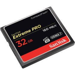 SANDISK EXTREME PRO CF MEMORY CARD 160MB/S 32GB
