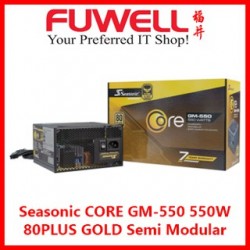 Seasonic CORE GM-550 550W 80PLUS GOLD Semi Modular PSU