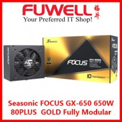 Seasonic FOCUS GX-650 650W 80PLUS GOLD Fully Modular PSU