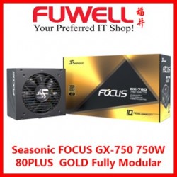 Seasonic FOCUS GX-750 750W 80PLUS GOLD Fully Modular PSU