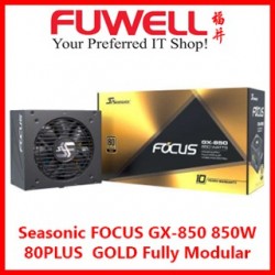 Seasonic FOCUS GX-850 850W 80PLUS GOLD Fully Modular PSU