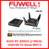 ASUS RT-AX92U (2 PACK) AX6100 Tri-Band WiFi 6