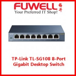 TP-Link TL-SG108 8-Port Gigabit Desktop Switch