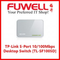 TP-Link 5-Port 10/100Mbps Desktop Switch [TL-SF1005D]