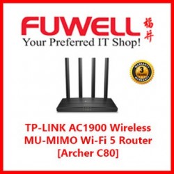 TP-LINK AC1900 Wireless MU-MIMO Wi-Fi 5 Router