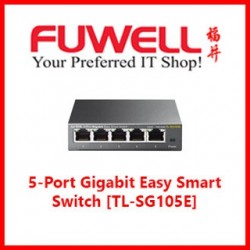 TP-LINK 5-Port Gigabit Easy Smart Switch [TL-SG105E]