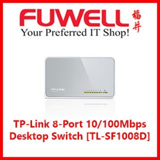 TL-SF1008D, 8-Port 10/100Mbps Desktop Switch