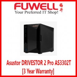 Asustor DRIVESTOR 2 Pro AS3302T [3 Year Warranty]