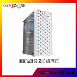 DarkFlash DK351 TG White (with 4 ARGB Fans)