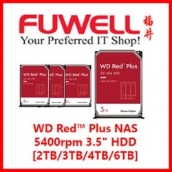 Fuwell - WD Red Plus NAS 5400rpm(8tb)