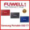 Samsung Portable SSD T7(500GB)(METALIC RED)