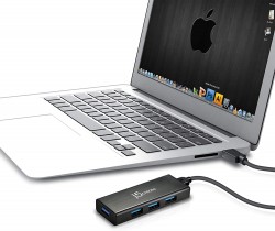 J5CREATE USB 3.0 4-PORT HUB WITH AC POWER ADAPTER JUH340