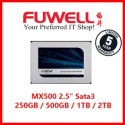 Crucial MX500 2.5 Sata3 SSD (250gb)