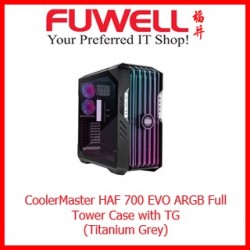 CoolerMaster HAF 700 EVO ARGB Full Tower Case with TG