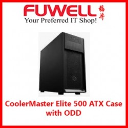 CoolerMaster Elite 500 ATX Case with ODD Mid Tower PC Case