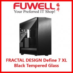 FRACTAL DESIGN Define 7 XL Black Tempered Glass