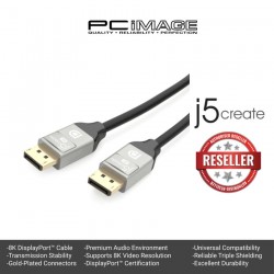 J5CREATE 8K DISPLAYPORT 1.4 CABLE (2M) JDC43