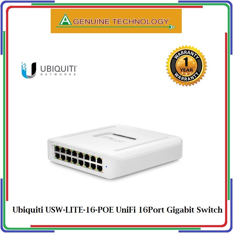 Ubiquiti USW-LITE-16-POE UniFi 16Port Gigabit Switch