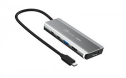 J5CREATE USB4 to 10G Dual 4K60 Multi-Port Adapter (5 in 1) J