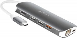 J5CREATE USB 3.1 TYPE-C MULTI ADAPTER (VGA/HDMI/ETHERNET/USB