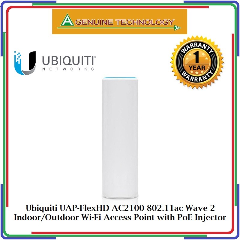 Ubiquiti UAP-FlexHD AC2100 802.11ac Wave 2 Indoor/Outdoor