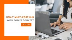 J5 CREATE USB-C Multi-Port Hub with Power Delivery JCD373
