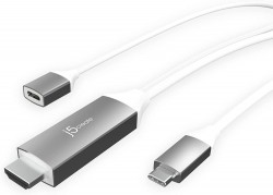 J5 CREATE USB-C to 4K HDMI Cable with PD 100W pass-through J