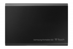 SAMSUNG T7 TOUCH PORTABLE SSD 2TB BLACK MU-PC2T0K/WW 8872763