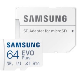 SAMSUNG 64GB EVO PLUS (2021) microSD with adapter MB-MC64KA/