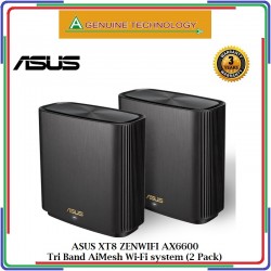 ASUS XT8 ZENWIFI AX6600 Tri Band AiMesh Wi-Fi system (2 Pack