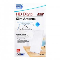 HD Digital Indoor Curve Antenna with Booster EU 1708