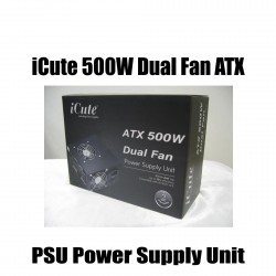 ICUTE ATX 500W POWER SUPPLY UNITS