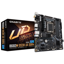 Gigabyte B660M DS3H AX DDR4 WIFI 6, BT 5.2, RGB Motherboard