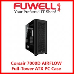 Corsair 7000D AIRFLOW Full-Tower ATX PC Case black/white)