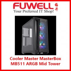 Cooler Master MasterBox MB511 ARGB Mid Tower CaseCase