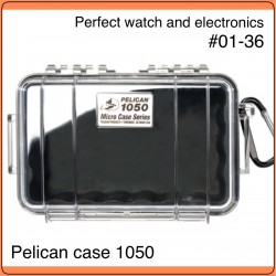 Pelican Micro Case 1050 ( Black With Clear )