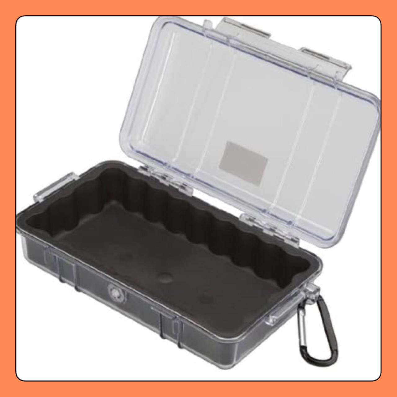 Pelican Micro Case 1060 (Black With Clear )