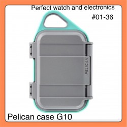 Pelican Go Case G-10 Small  (Grey With Green )