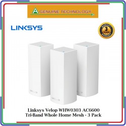 LINKSYS WHW0303 VELOP WHOLE HOME MESH WI-FI SYSTEM (PACK OF