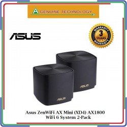 Asus ZenWiFi AX Mini (XD4) AX1800 WiFi 6 System 2-Pack