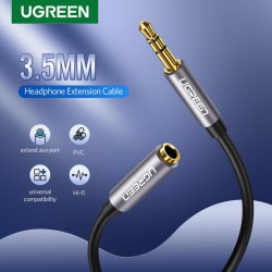 UGREEN 10538 3.5MM MALE TO FEMALE AUDIO EXTENSION CABLE 5M
