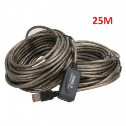 ATZ USB2.0 A-MALE TO A-FEMALE CABLE WITH BOOSTER 25M