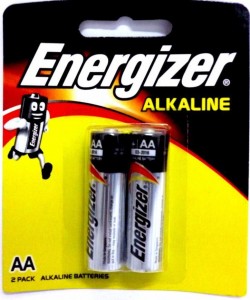 ENERGIZER AA ALKALINE BATTERY 2PCS/PKT (3 PACKS)