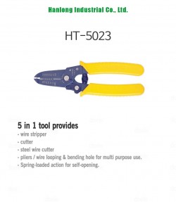 HANLONG TOOLS HT-5023 Tool Wire Stripper, Cutter Clamp Wire